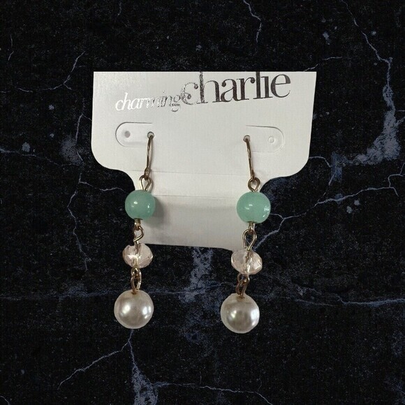 CHARMING CHARLIE Drop Earrings 2"‎ - Picture 4 of 16